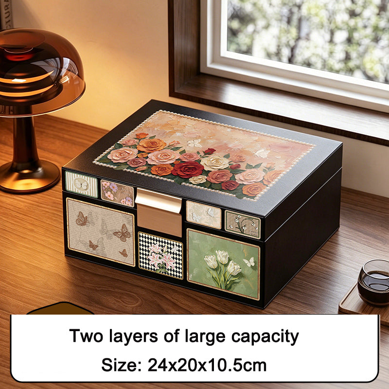 Antique style jewelry storage box