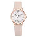 Women Watches Luxury Brand Fashion Leather Strap Round Dial Digital Watch Ladies Quartz Wristwatches Clock Girl Montre Femme 533